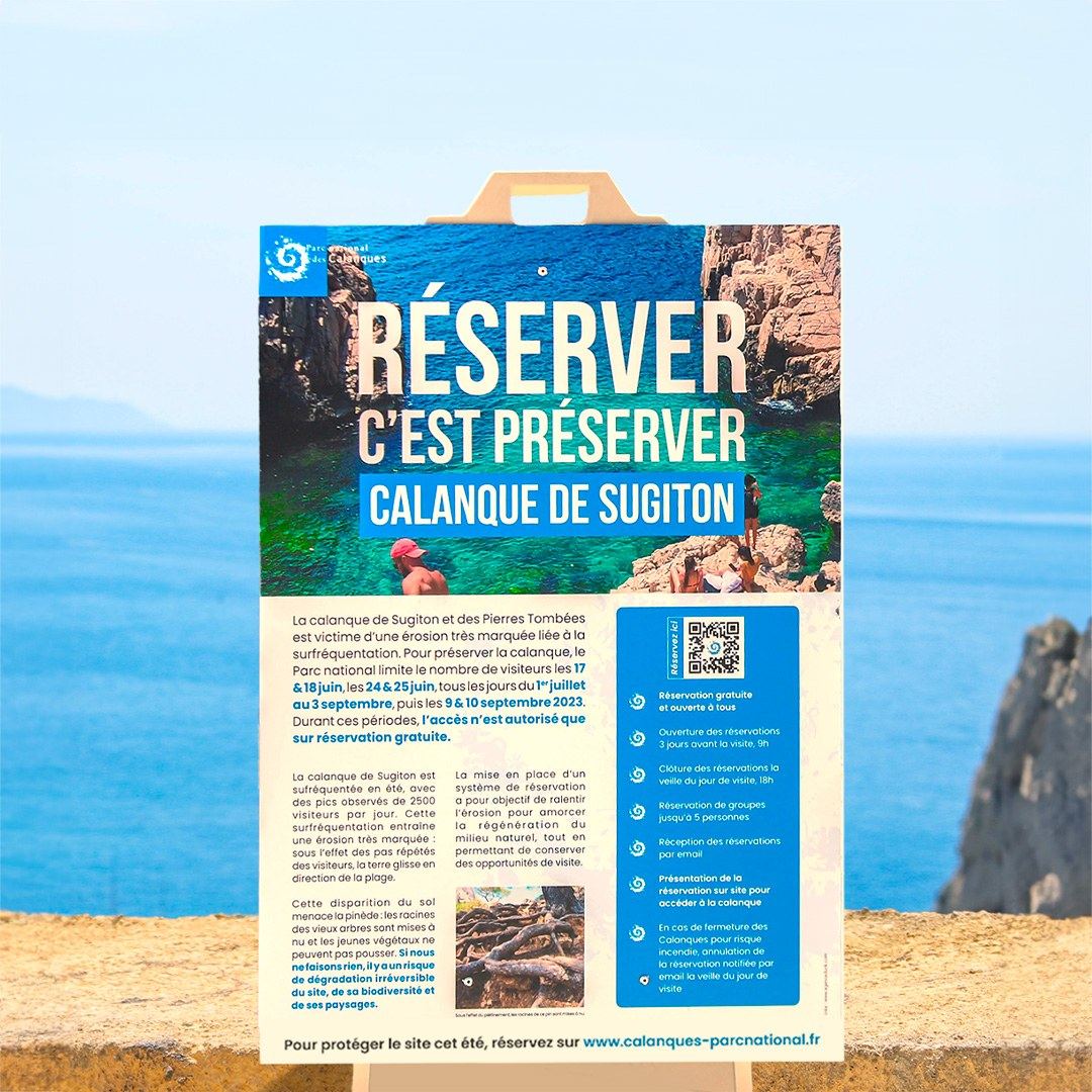 Visuel de la campagne PARC NATIONAL DES CALANQUES