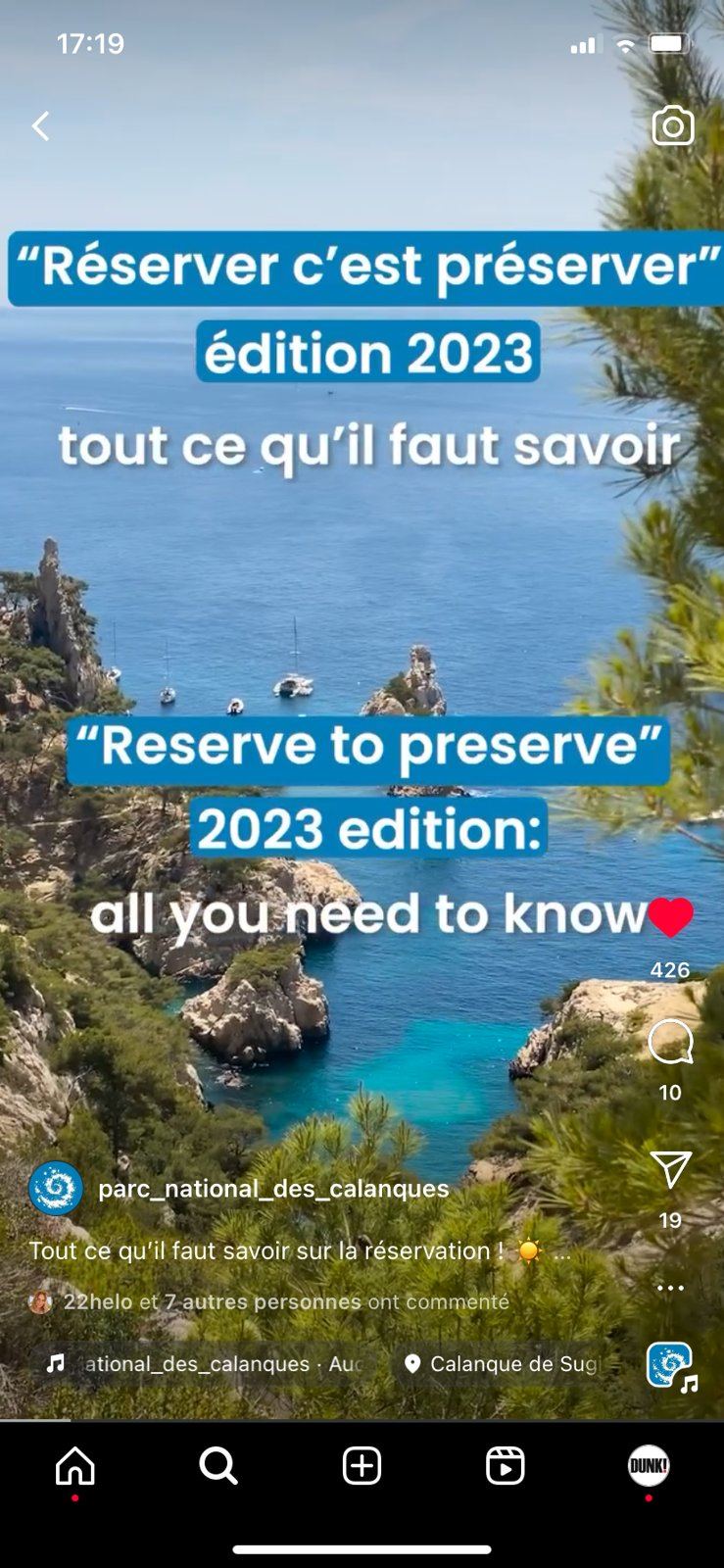 Visuel de la campagne PARC NATIONAL DES CALANQUES