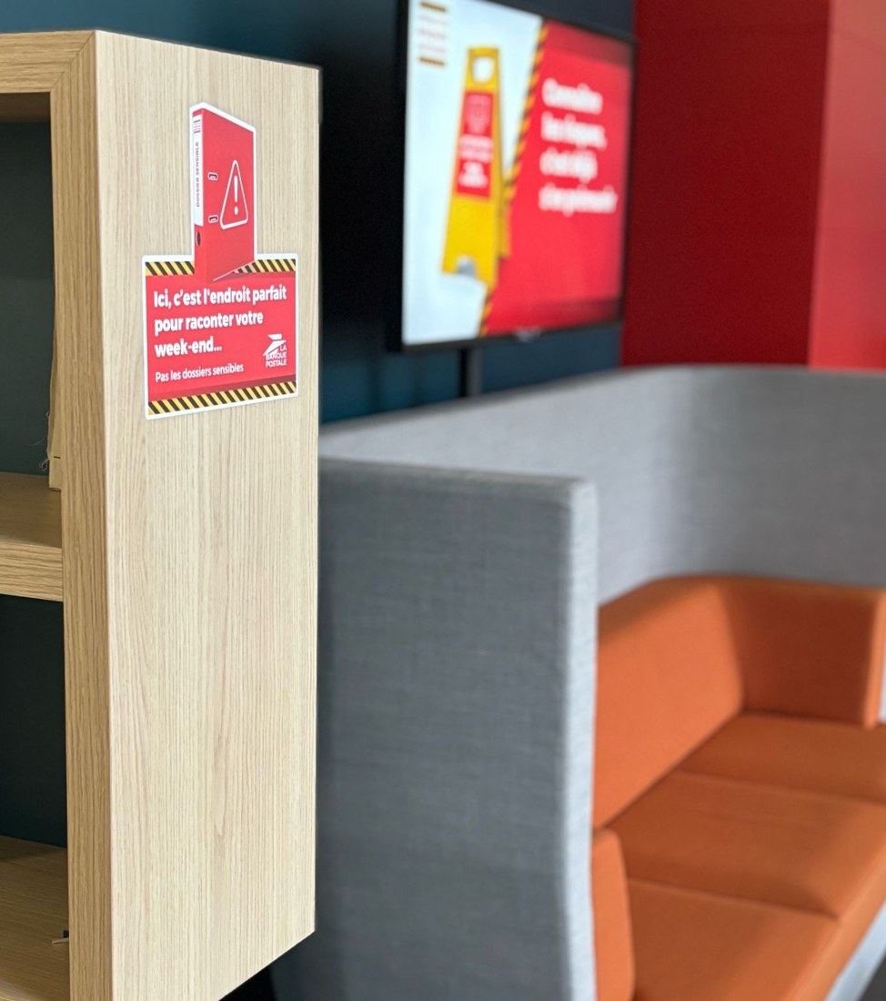 Visuel de la campagne LA BANQUE POSTALE