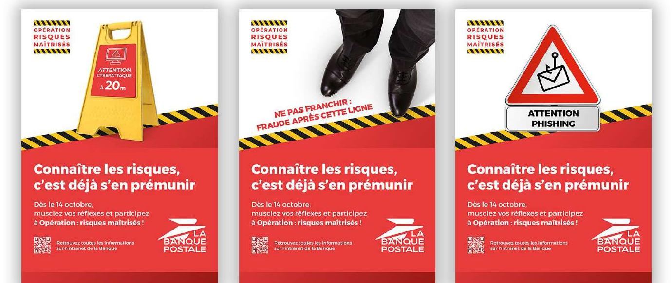 Visuel de la campagne LA BANQUE POSTALE