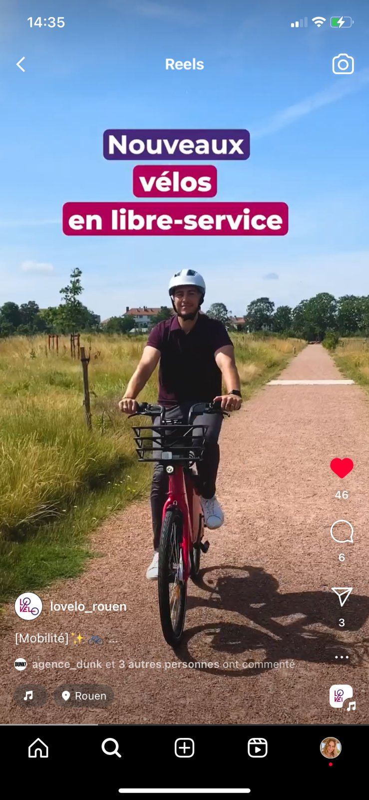 Visuel de la campagne MÉTROPOLE ROUEN NORMANDIE