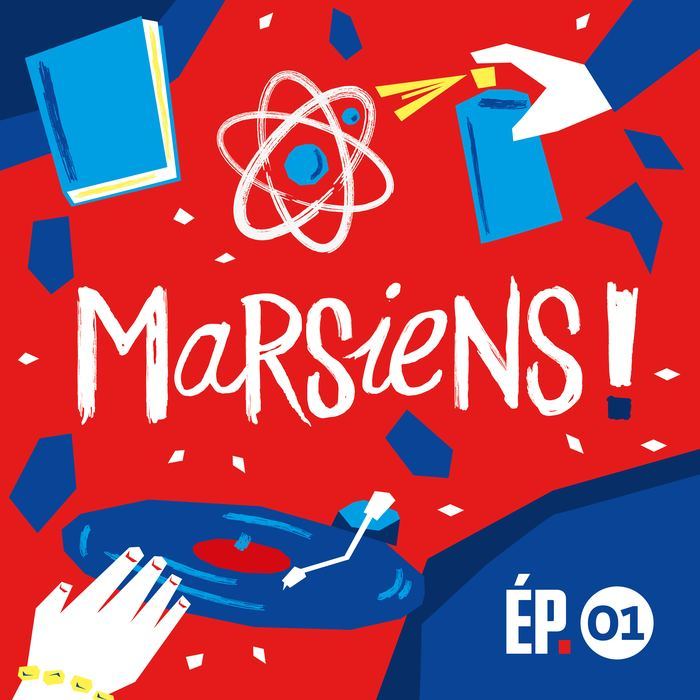 Visuel de la campagne MARSIENS!